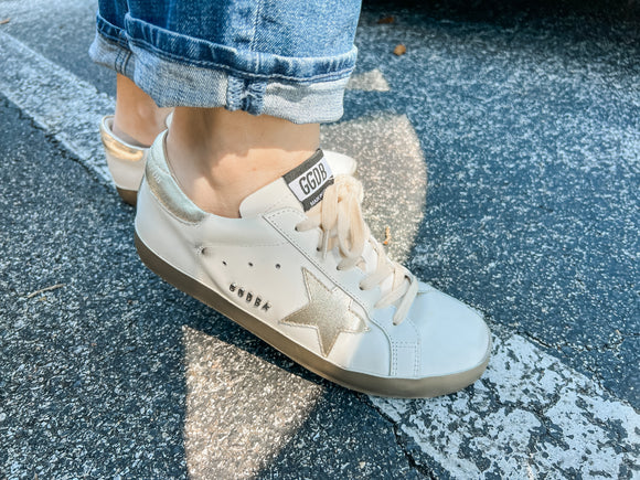 PRE-ORDER Sneakers White Gold Star