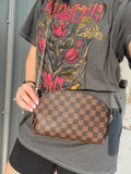 IN STOCK Pouch Brown Check Crossbody