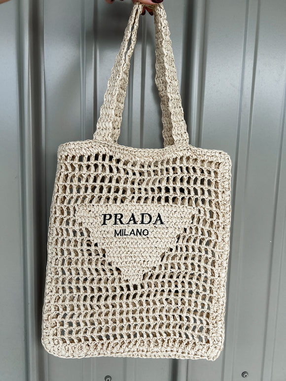 PRE-ORDER Raffia Beach Tote