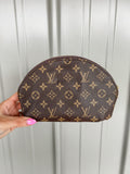 PRE-ORDER Cosmetic Pouch Monogram Four Piece