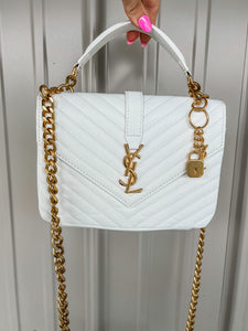 PRE-ORDER College White Chain Bag