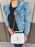 PRE-ORDER College White Chain Bag