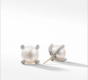 PRE-ORDER Earrings Cable Pearl