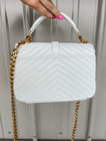 PRE-ORDER College White Chain Bag