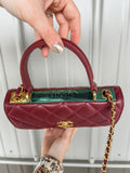 PRE-ORDER Flap Quilted Handle Red