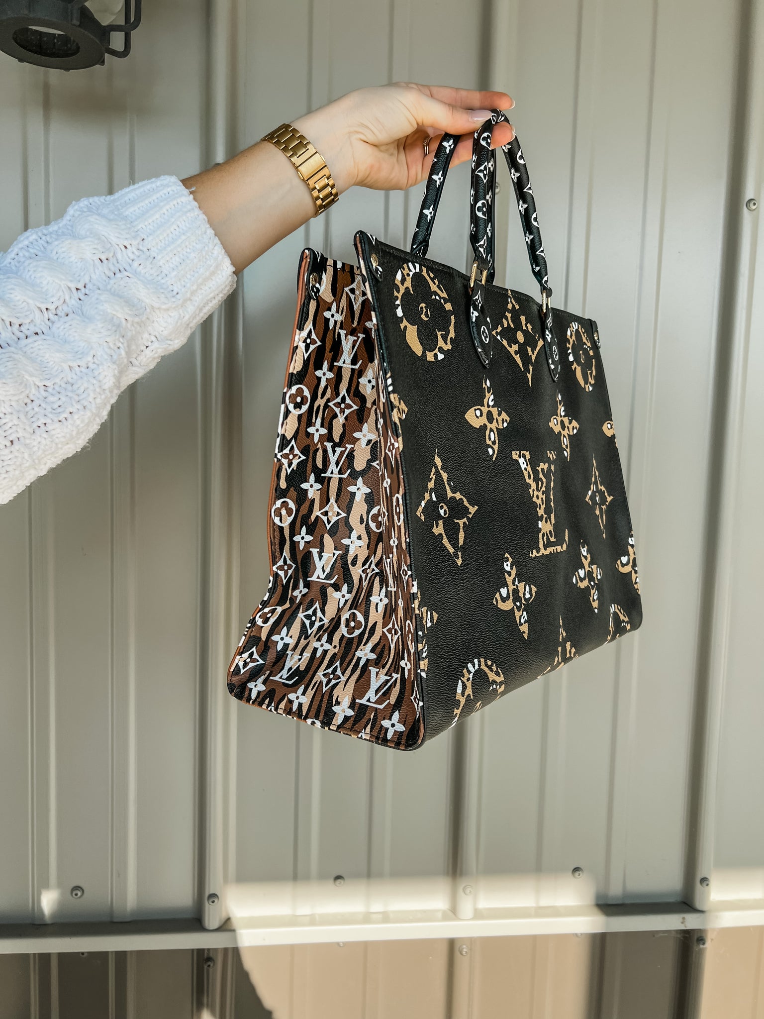 IN STOCK Onthego Leopard GM Tote