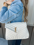 PRE-ORDER Loulou White Shoulder Bag