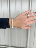 PRE-ORDER White Check Bracelet