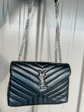 PRE-ORDER Loulou Silver Black Bag