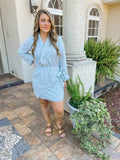 Knot Yours Sage Gingham Dress