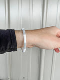 PRE-ORDER White Check Bracelet