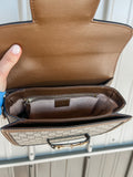 PRE-ORDER Horsebit Brown Shoulder Bag