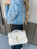 PRE-ORDER Loulou White Shoulder Bag