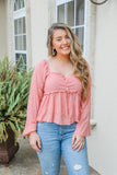 My First Impression Pink Top