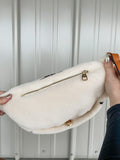 PRE-ORDER Bum bag White Fleece