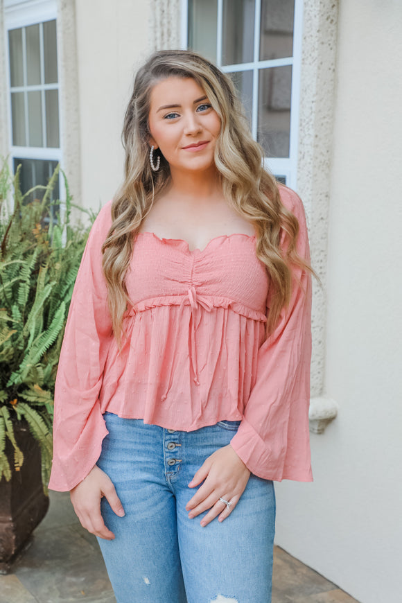 My First Impression Pink Top